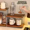 Estante de Almacenamiento, Estante para Café, Organizador Ajustable para Especias de Cocina Doméstica, Estante para Huecos, Escritorio de Oficina, Estantería para Sala de Estar, Portavasos