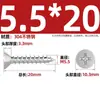 Tornillos Autorroscantes Avellanados Gb846 Acero Inoxidable 304 Cabeza Plana Phillips Tornillos para Madera Extendidos M2.9M3.5M4.2M5.5