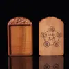 Madera de Melocotón Golpeada por el Rayo, Madera de Azufaifo, Colgante Caja Thangka Pixiu, Sin Importar la Marca Puede Ser Combinado con Vidrio para Sostener Caligrafía y Pintura