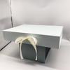 Caja de Lazo Plegable Tipo Libro de Una Pieza Caja de Regalo para Ropa Regalo Amazon Caja con Tapa Magnética