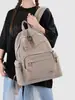 Mochila de mujer simple y casual, gran capacidad, ligera, impermeable, adecuada para ir al trabajo y viajar, mochila escolar para estudiantes de secundaria y preparatoria