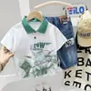 Camisetas de Verano de Manga Corta para Niños 2026 Nuevo Estilo Camisas Polo de Media Manga para Niños Mayores Tops de Verano Venta al por Mayor