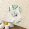 Verão Novo Bebê Fino Estilo Retrô Bebê Novo Chinês Bordado Ombro Largo Confortável Respirável Casaco Tang Roupa Exterior