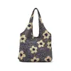 2026 Bolsa de Lona Simples Fofa Bolsa de Armazenamento de Grande Capacidade Bolsa Tote Fashionável Portátil para o Dia a Dia Dobrável Bolsa de Mão