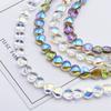 Trébol de cuatro hojas de la suerte Corazón Estrella Mariposa Colgante de cristal liso DIY Pulsera Collar Accesorios para colgar en el coche