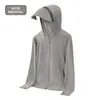 Ropa con Protección Solar Upf50+, Chaqueta de Verano Holgada al por Mayor de Hielo Transpirable Amigable con la Piel, Chaqueta Protectora Solar para Exteriores con Cobertura Facial para Hombres