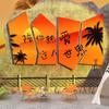 Papel Pintado Pegatinas de Pared Estilo Camping Estilo Decoración de Pared Fondo Exterior Popular Ubicación para Check-In Área de Diseño de Foto Escena