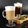 Xícara de Café Vidro Irlandês Latte Xícara de Vidro Estilo Europeu Xícara de Café Latte Xícara de Vidro para Bebida Quente Xícara com Alça Xícara de Café Gelado