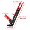 Soporte Lateral Modificado de Aleación de Aluminio para Motocicleta, Soporte de Estacionamiento Ajustable, Soporte CNC Eléctrico, Soporte Lateral para Scooter