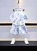 Hanfu para Niños Estilo Verano Delgado 2025 Nuevo Estilo Antiguo Guapo Traje Nacional Estilo Chino para Niños Atuendo de Verano