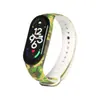 Adequado para pulseira mi 3/4 pulseira camuflada pulseira de reposição colorida 7/6/5NFC Pulseira esportiva pulseira impressa