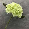 Película Western Americana Tacto a Mano Hortensia Accesorios para el Hogar Florales Lavable Hortensia de Cabeza Única con Hoja Accesorios de Boda
