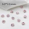 Producto terminado de manicura más vendido pila Pila hecha a mano de Bola de Diamante Hacha de Diamante corazón torcido multicolor diamante para uñas diamante decorativo venta al por mayor