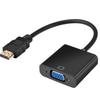 Convertidor de HDMI a VGA con Audio Cable de Video de Alta Definición 1080P Adaptador de Salida para Monitor Pantalla de Proyección