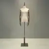 Tienda de Ropa de Fábrica Accesorios para Maniquíes Maniquí Femenino de Medio Cuerpo Maniquí de Cuerpo Entero para Tienda de Ropa de Mujer Soporte para Escaparate Maniquí de Cuerpo Completo Soporte para Vestidos de Novia