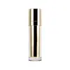 Set de Botellas de Crema y Loción PETG Electroplateado Dorado de Gama Alta 30g Botella Dispensadora de Crema de Ojos y Rostro Botella con Spray