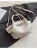 Bolso Cubo de Moda Versátil para Mujer 2025 Invierno Nuevo Estilo Elegante Exquisito Casual Bolso de Hombro Cruzado