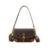 Bolsa Pequena para Mulheres 2025 Nova Bolsa Quadrada Pequena Estampada Bolsa Transversal Versátil da Moda Bolsa de Ombro Presbiópica de Grande Capacidade Bolsa Feminina