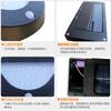 Luces Solares, Iluminación de Puerta sin Cableado, Luces Solares para Escaleras Exteriores y Paredes Exteriores, Luces Solares de Pared de Alto Brillo con Sensor de Movimiento Corporal