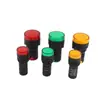 Luz Indicadora de Alimentação LED AD16-22D/S Caixa de Painel Elétrico 220V 24V Luz de Sinalização AD16-16C Vermelho Verde Amarelo 22mm