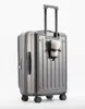 Mala de Viagem 26 com Abertura Lateral para Mulheres, Expansível Multifuncional 20 polegadas Mala Trolley de Bordo com Senha para Homens 24 polegadas