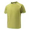 2026 Nueva Camiseta Deportiva Casual para Hombre al Aire Libre con Parches Bloques de Color Costuras Visibles Secado Rápido Cuello Redondo Manga Corta para Hombre