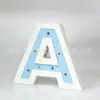Luz de Letra LED de Madera Luz de Letra Inglesa 26 Letras Inglesas Iluminación LED Luz Artesanal para el Hogar Decoración