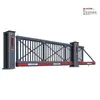 Procesamiento y Personalización de Puertas Eléctricas con Suspensión, Puerta Plana Inteligente Sin Rieles de Aleación de Aluminio y Acero Inoxidable, Puerta Retráctil Totalmente Automática
