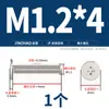 Tornillos de Cabeza Plana Delgada niquelados, de Forma Delgada, de Borde Delgado, Cabeza Plana Grande, Cabeza Plana Negra, Tornillos Phillips, Cabeza Plana M2M3M4M5M6