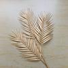 Folhas de Leque de 3 Pontas Simuladas, Folhas de Ginkgo, Grama em Forma de Coração, Eucalipto, Cápsulas de Lótus Cauda de Pavão, Acessórios Simulados de Balde da Fortuna