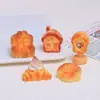 Pan de Dibujos Animados Hogar Creativo Juguetes de Comida Hechos a Mano Accesorios para Joyería DIY Pegamento de Crema Resina Pequeños Accesorios Materiales al por Mayor