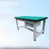 Bancada de trabalho de alta resistência, bancada de montador, bancada operacional de oficina, bancada de reparo antiestática de fábrica, bancada experimental, aço inoxidável