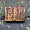 Amuletos de Madeira de Jujuba Fulminada Cinco Direções Wenchang Pingente Artesanato em Madeira de Jujuba Esculpido à Mão Acessório de Joia Portátil