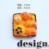 Nueva simulación croissant hamburguesa pastel resina comida grande juego DIY accesorios para refrigerador directo de fábrica