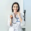 Parche de Tirador para Cuidado Médico Fácil de Tirar Insignia Abs Flor de Margarita Giratoria Doctor Pegamento Retráctil Flor Fácil Enfermera