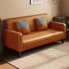 Sofá de tela de lujo ligero, adecuado para apartamentos pequeños y salas de estar, tela tecnológica fácil de limpiar, disponible en opciones de dos y tres plazas, diseño simple y compacto