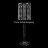Suporte de flores Cristal decorativos ornamentos bola de vidro lâmpada pingente de bola Hotel ktv contas octogonais de cristal decorativo atacado