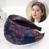 Diadema de moda transfronteriza de ala ancha con diente antideslizante para lavar la cara, horquilla cómoda y transpirable que cubre el cabello blanco, diadema, tocado, precio de fábrica