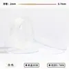 Fio Elástico de Cristal 0,8mm 60m Resistente ao Desgaste Fio para Contas Fio de Jade Artesanal DIY Pulseira Joia Venda Direta da Fábrica