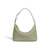 Nova Bolsa Hobo de Axila Bolsa Original Tecida Bolsa Ninho Feminina Lingge Bolsa Dumpling Cor Sólida de Alta Qualidade Bolsa de Ombro Simples