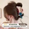 Pinza para el pelo de alta gama estilo coreano, pinza para el pelo de color block de dibujos animados para la parte trasera de la cabeza, pinza de tiburón grande versátil 2026 nueva para mujer