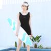 Nabei Mei 23 nuevo traje de baño de una pieza tipo bóxer para mujer, traje de baño profesional para natación competitiva, traje de baño para exámenes de estudiantes, venta al por mayor