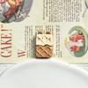 Comida de imitación y rebanada de pan de juego, waffle, pegamento de crema, caja de papelería DIY, cuerda para pasador, pegatina para refrigerador, accesorios decorativos