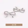 Broche de metal con lazo, prendedor de corsage vintage de moda, accesorio para ropa, pasador antideslizante