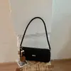 Bolsa de ombro retrô estilo coreano transfronteiriça, nova bolsa baguette de nicho estilo francês, bolsa de ombro casual da moda para mulheres
