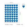 Pegatinas Decorativas de Corazón de Recompensa para Niños, Coloridas, Escribibles, Sobres de Regalo para el Día de San Valentín, Tarjetas de Felicitación, Etiquetas Autoadhesivas