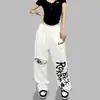Fornecimento de Fábrica Transfronteiriço Calças de Moletom Largas Hip-Hop Calças Esportivas de Jazz Street Dance Femininas Calças Casuais Largas Americanas