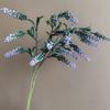 Hierba de junco simulada y lavanda de cola de fénix escandinava para decoración de arreglos florales de habitación, modelo de bar de comidas, accesorios de fotografía de boda