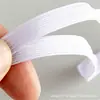 Banda elástica para prendas, banda elástica plana de alta elasticidad, material accesorio para puños, mangas y cinturas, cordón elástico plano de polipropileno