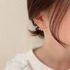 Aretes de Perlas Estilo Ins para Mujer Diseño Nicho Simple Diamante Aretes Elegantes Nuevos Aretes Estilo Popular Celebridad de Internet